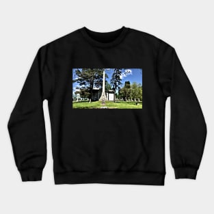 Cemetery Scene Crewneck Sweatshirt